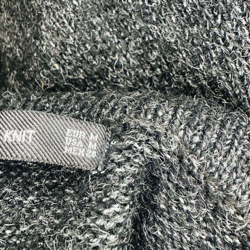 ZARA Knit Charcoal Gray Turtleneck Sweater Midi Dress | Women’s Medium - Picture 13 of 14